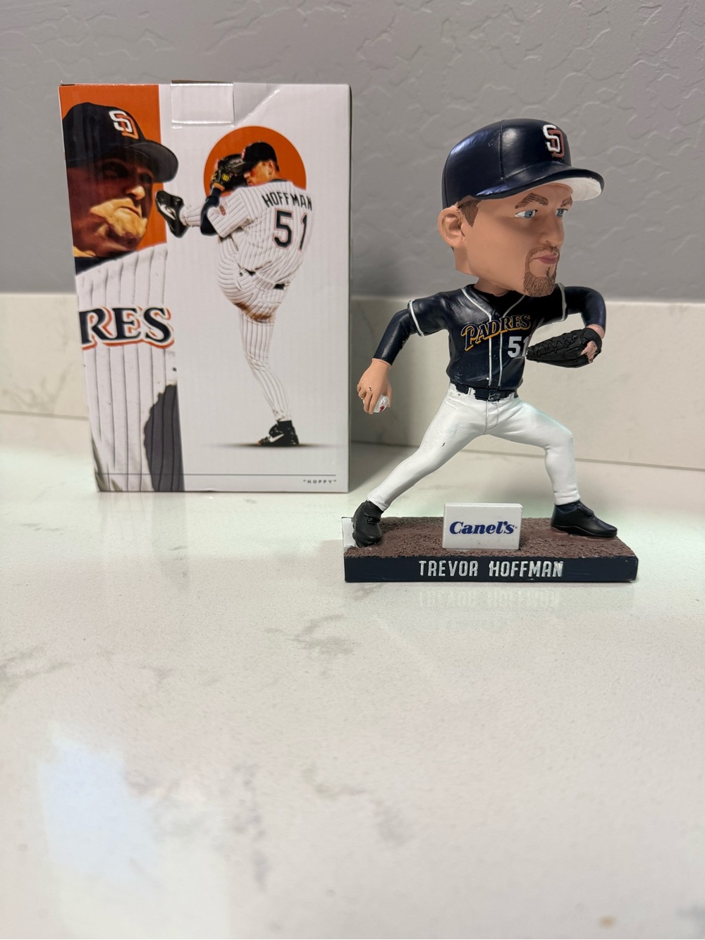 Trevor Hoffman San Diego Padres Bobblehead – Navy & White